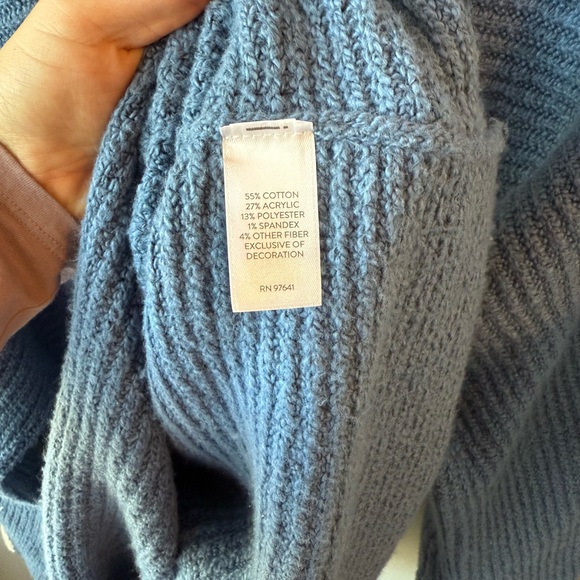 J.Jill Tall Pure Jill Hand-Stitched Contrast Knit Boatneck Sweater - Picture 5 of 7